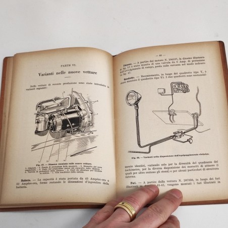 Libretto uso manutenzione FIAT 520 anno 1929 - 4° ed. Eccellente