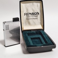 Accendino Ronson Varatronic in acciaio nuovo 2