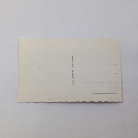 Fotografia promozionale con il ciclista Learco Guerra firmata in originale