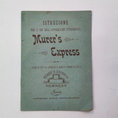 Libretto istruzioni d'uso macchina fotografica Murer's Express