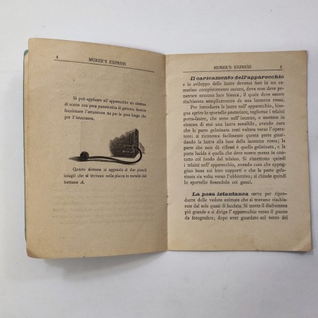Libretto istruzioni d'uso macchina fotografica Murer's Express