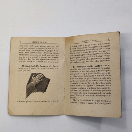 Libretto istruzioni d'uso macchina fotografica Murer's Express