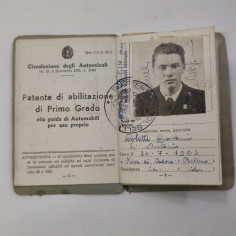 Patente di guida automobilistica anno 1942 XX 2