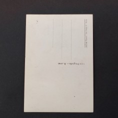 VITTORIO DE SICA cartolina promozionale con autografo in originale 2