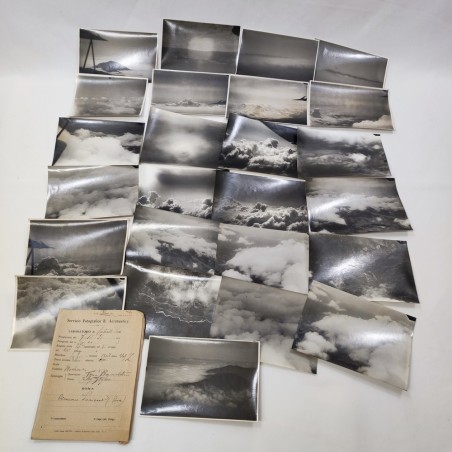 Lotto accumulo di fotografie originali aeree Regia Aeronautica anni 30