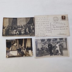 Lotto 4 cartoline e fotografie Pietro MASCAGNI anni 30/40