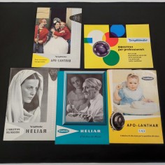 Lotto di 4 opuscoli ottiche fotografiche Voigtlander professionismo