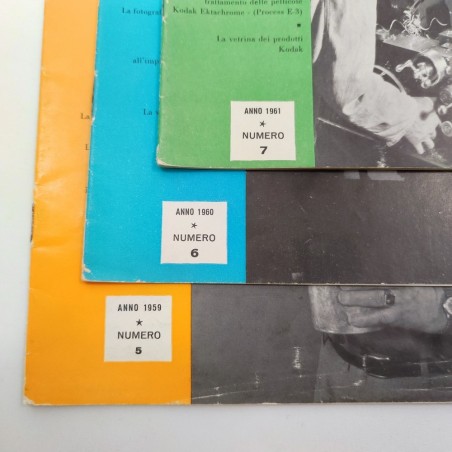 Lotto di 3 riviste Il fotografo professionista anno 1959 1960 e 1961