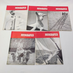 lotto di 5 riviste Il Progresso Fotografico marzo agosto 1954