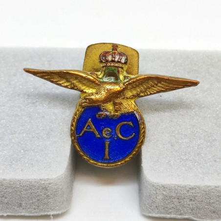 Spillino da giacca AeC I - Regio Aero Club d'Italia - Stabilimento Johnson