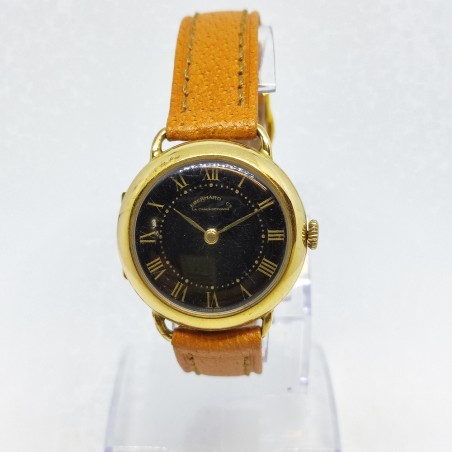 Orologio polso Eberhard laminato in oro mov. Meccanico usato