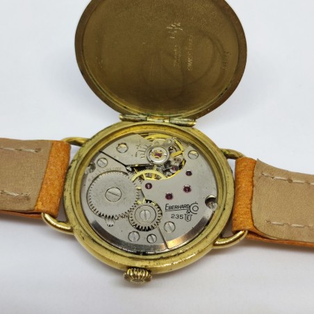 Orologio polso Eberhard laminato in oro mov. Meccanico usato