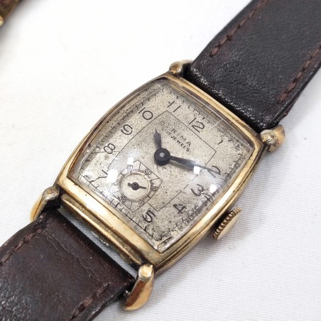 3 orologi anni 50/60 MONARCH ELGIN RIMA laminati oro usati uno da verificare