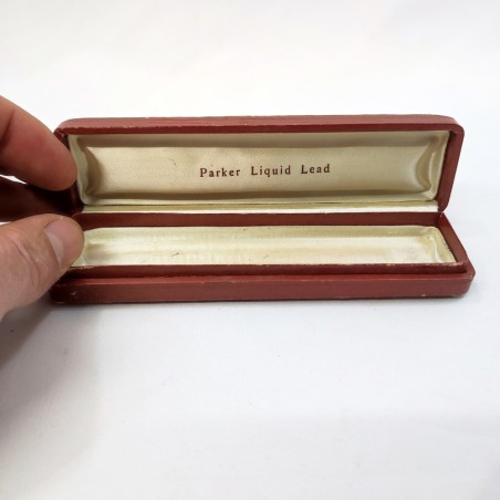 Originale scatola penna Parker in cartone marrone anni 50