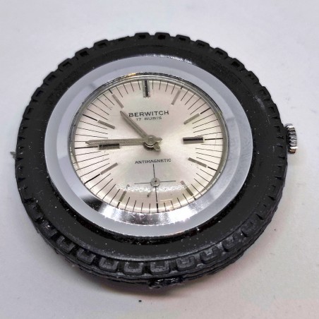 BERWITCH orologio da tasca montato su pneumatico in gomma