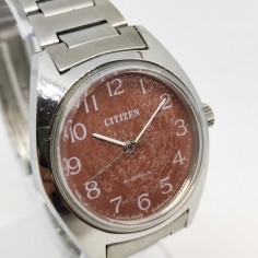 Orologio polso meccanico Citizen carica manuale difetti al vetro 2