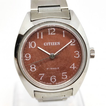Orologio polso meccanico Citizen carica manuale difetti al vetro