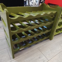 LAR CAN 970 Espositore vino rastrelliera vintage anni 60 colore verde 2