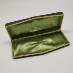 Scatola vintage per penna Aurora colore verde 2