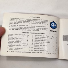 Piaggio Ape 50 e 250 Libretto uso manutenzione originale - discreto 2