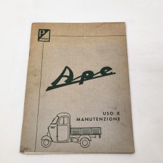Piaggio APE libretto uso manutenzione originale - molto nuono