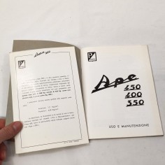 Piaggio APE libretto uso manutenzione originale - molto nuono 2