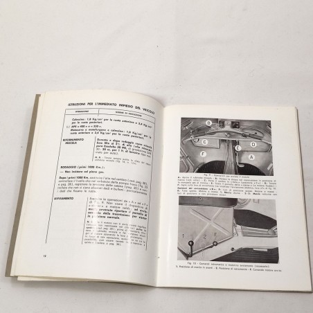 Piaggio APE libretto uso manutenzione originale - molto nuono