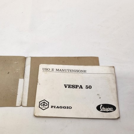 Piaggio Vespa 50 libretto uso manutenzione originale 8° ed. originale mediocre