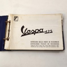 Piaggio VESPA 125 catalogo parti di ricambio originale valido dal 1955 2