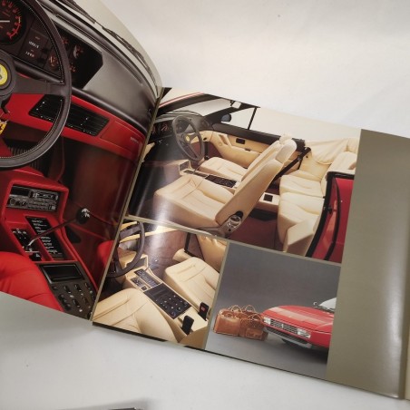 FERRARI 3.2 Mondial brochure originale in ottimo stato N. 402/85 10M/12/85
