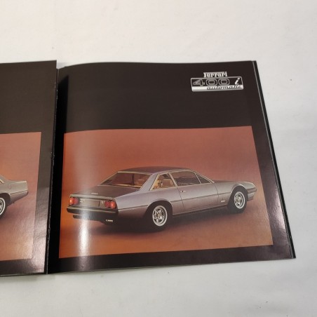 FERRARI 400i automatic brochure originale N. 226/81 - 4M/1/82 ottima