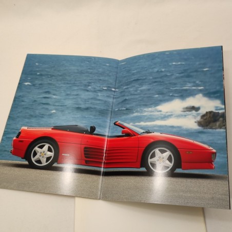 FERRARI 348 GT brochure originale 788/93 - 7M/07/93 eccellente