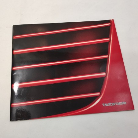FERRARI Testarossa brochure originale N. 328/84 5M/03/89 ottima