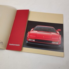 FERRARI Testarossa brochure originale N. 328/84 5M/03/89 ottima 2