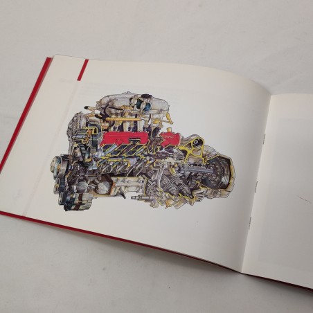 FERRARI 348 brochure originale con fotografie allegate N. 572/89 - 5M/09/89