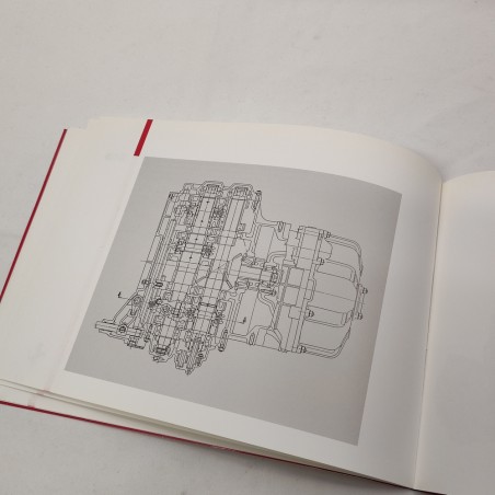 FERRARI 348 brochure originale con fotografie allegate N. 572/89 - 5M/09/89