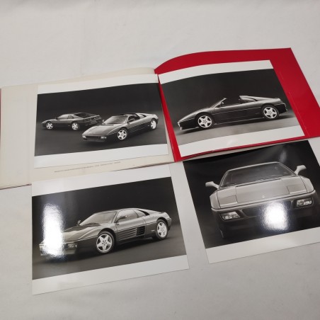 FERRARI 348 brochure originale con fotografie allegate N. 572/89 - 5M/09/89