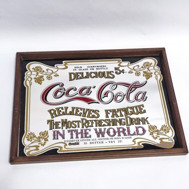 Specchio pubblicitario Coca Cola 40x30 cm
