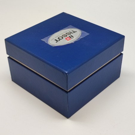 TISSOT scatola porta oroogio in cartone blu pari nuovo