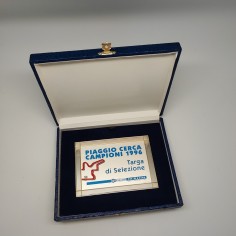 PIAGGIO Cerca campioni 1996 targa di selezione in astuccio