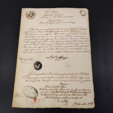Documento originale Dichiarazione Modena 1846