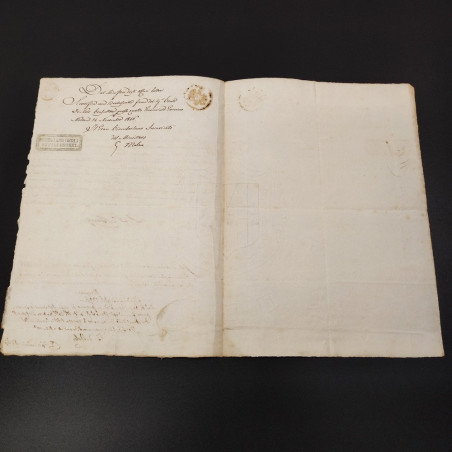 Documento originale Dichiarazione Modena 1846