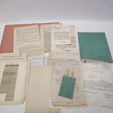 Lotto vari documenti RACI Reale Automobile Club D'Italia Dott. Assirelli 1938