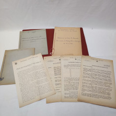 Cartellina con fascicoli e opuscoli e relazione Rotary auto Bologna anni 50
