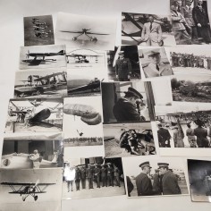 Lotto di 30 fotografie originali tema aviazione e aerei anni 20/30 2