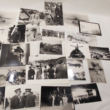 Lotto di 30 fotografie originali tema aviazione e aerei anni 20/30