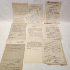 Fasciolo con documentazione per deferimento e riabilitazione ex aderente PNF