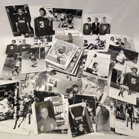 Lotto di 51 fotografie originali giocatori Torino Calcio anni 90