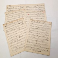 Originale spartito musicale Il Duce Marcia Militare di M. Bartolucci 2