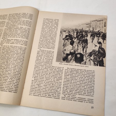 Opuscolo Vita di Balbo - G. Titta Rosa 1941 XIX - 42 illustrazioni 56 pagine
